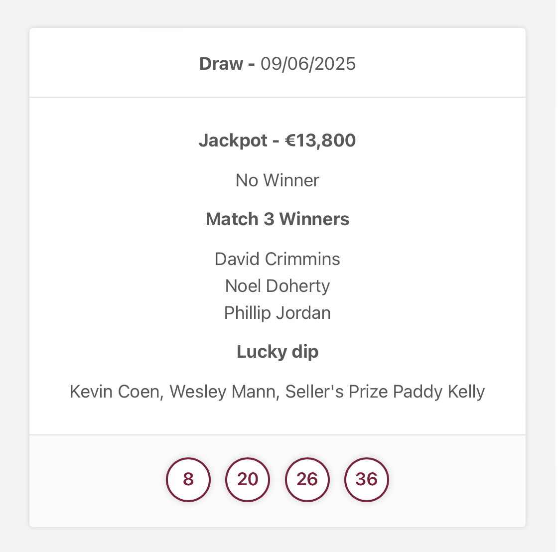 Play Lotto proof